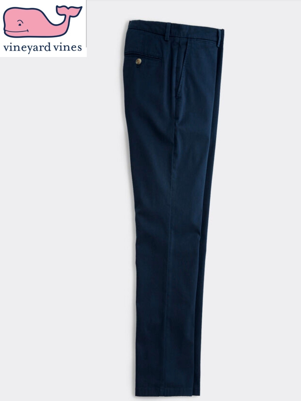 NWT Vineyard Vines Men's Size 32W × 32L Navy Blue Stretch Breaker Pants